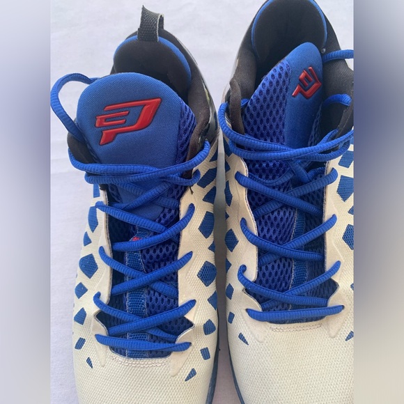 NIKE - JORDAN CP3.VI CHRIS PAUL WHITE/WHITE-GAME Blue Red - Picture 10 of 11